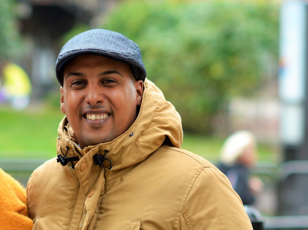 Mohamed Balla ler in i kameran.