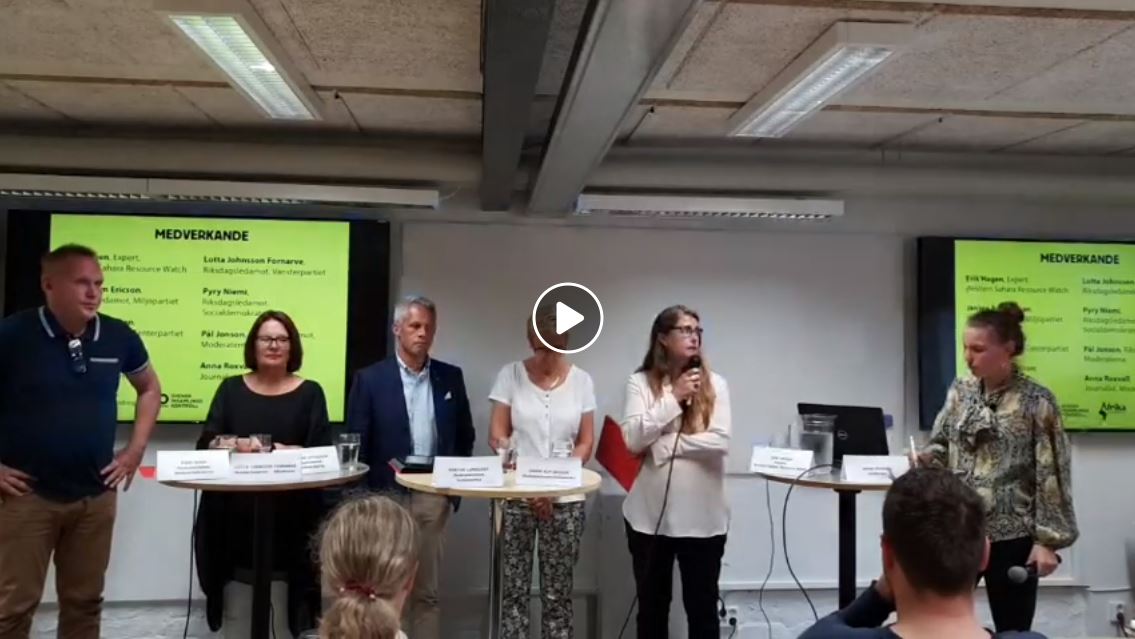 Västsahara diskuterades av politiker i Almedalen