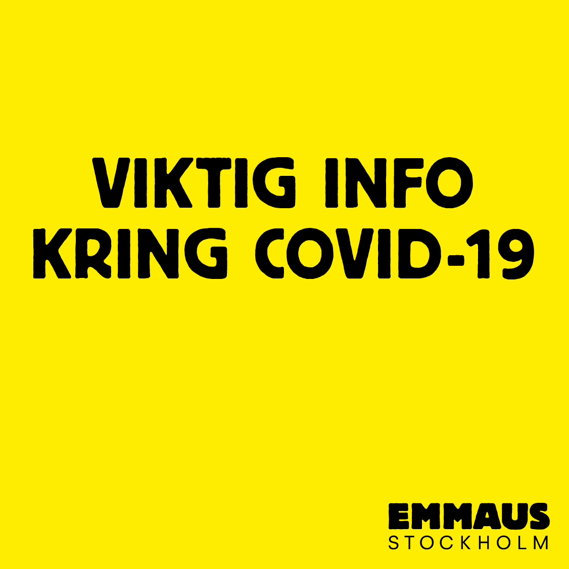 Viktig info kring COVID-19