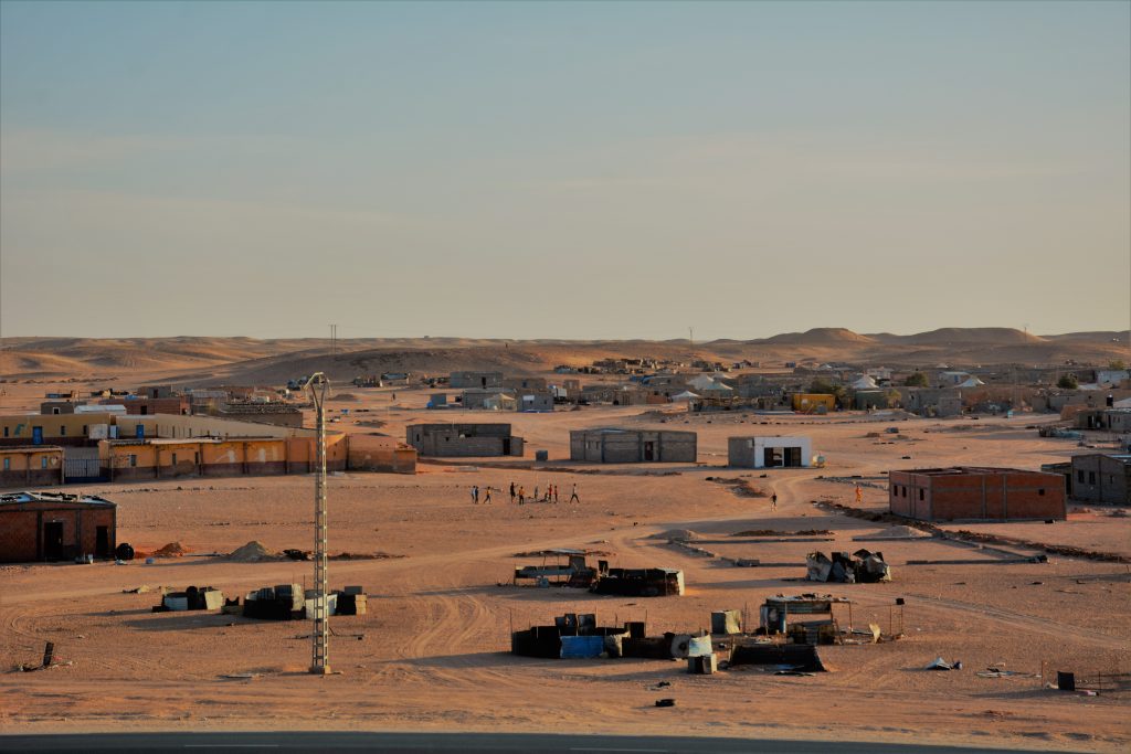 Flyktinglägret Ausserd, som är ett av fem västsahariska flyktingläger i Algeriet.