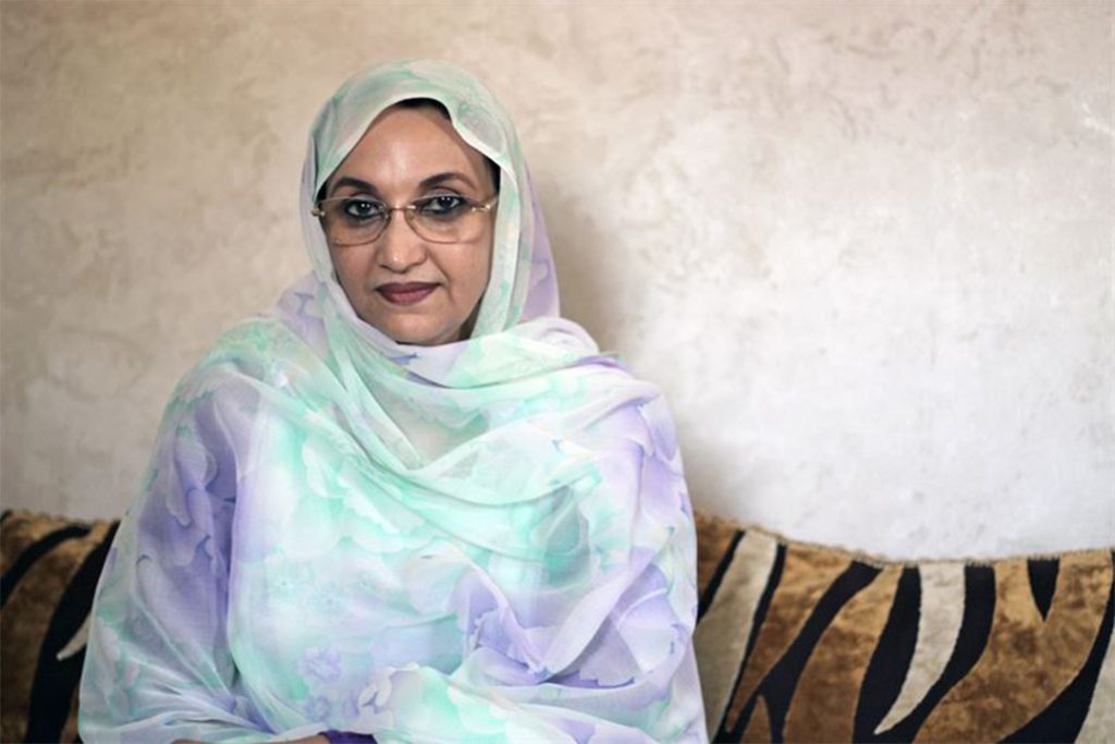 Aminatou Haidar, människorättsförsvarare i Västsahara.